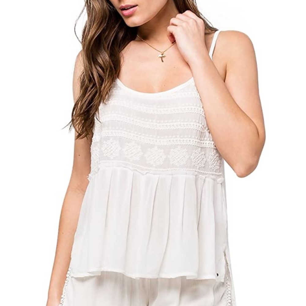 O’Neill woven babydoll tank
